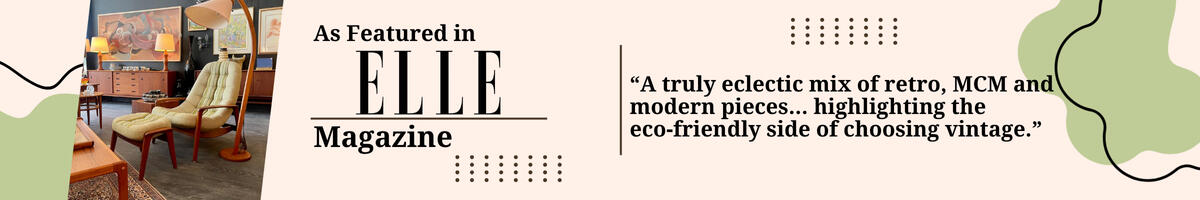 vintage purple swivel chair with abstract art in the background